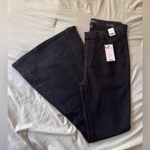 Judy blue black denim pull on super flare 11/30